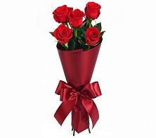 Букет 5 Красных роз Эдлесс Лав в Мишкинской