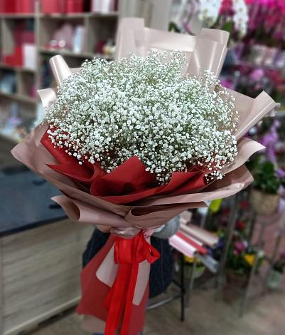 Букет цветов из: Гипсофила в Мишкинской