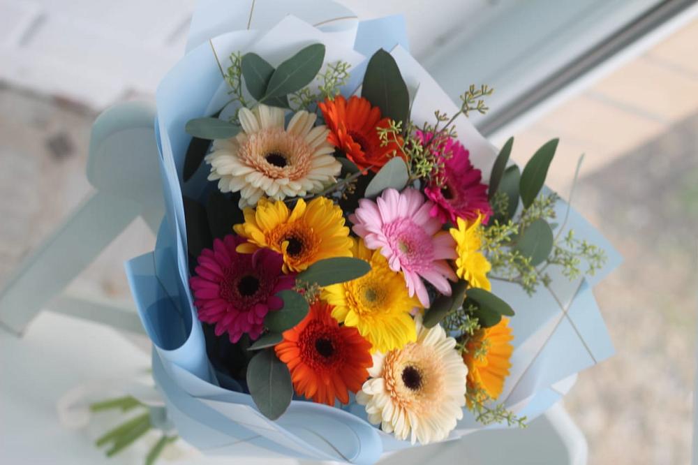 Букет цветов из: Герберы в Мишкинской