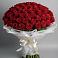 Букет 101 Красная роза Блэк Мэджик в Мишкинской