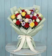 Букет цветов из:  Розы в Мишкинской