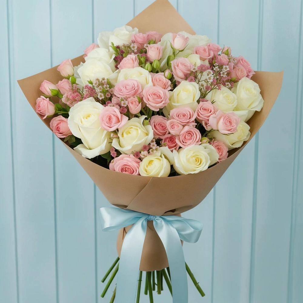 Букет цветов из: Розы в Мишкинской