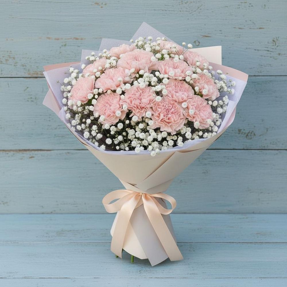 Букет цветов из: Гвоздики в Мишкинской