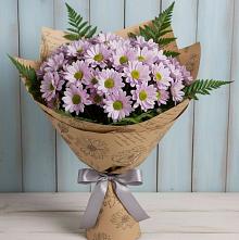 Букет цветов из:  Хризантемы #REPLACE_PRED# Мишкинской