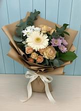 Букет цветов из:  Герберы и Хризантемы в Мишкинской