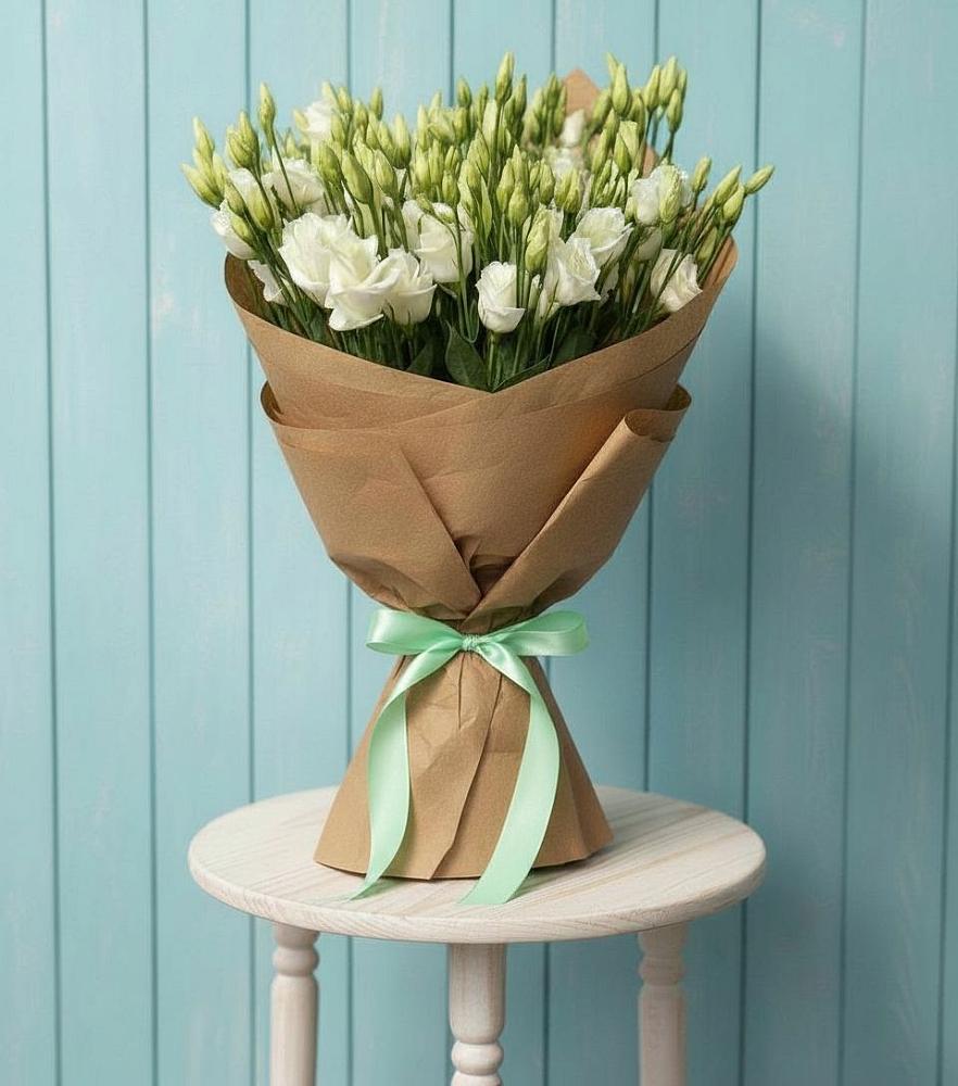 Букет цветов из: Лизиантусы в Мишкинской