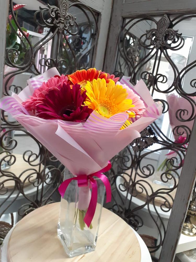 Букет цветов из: Герберы в Мишкинской