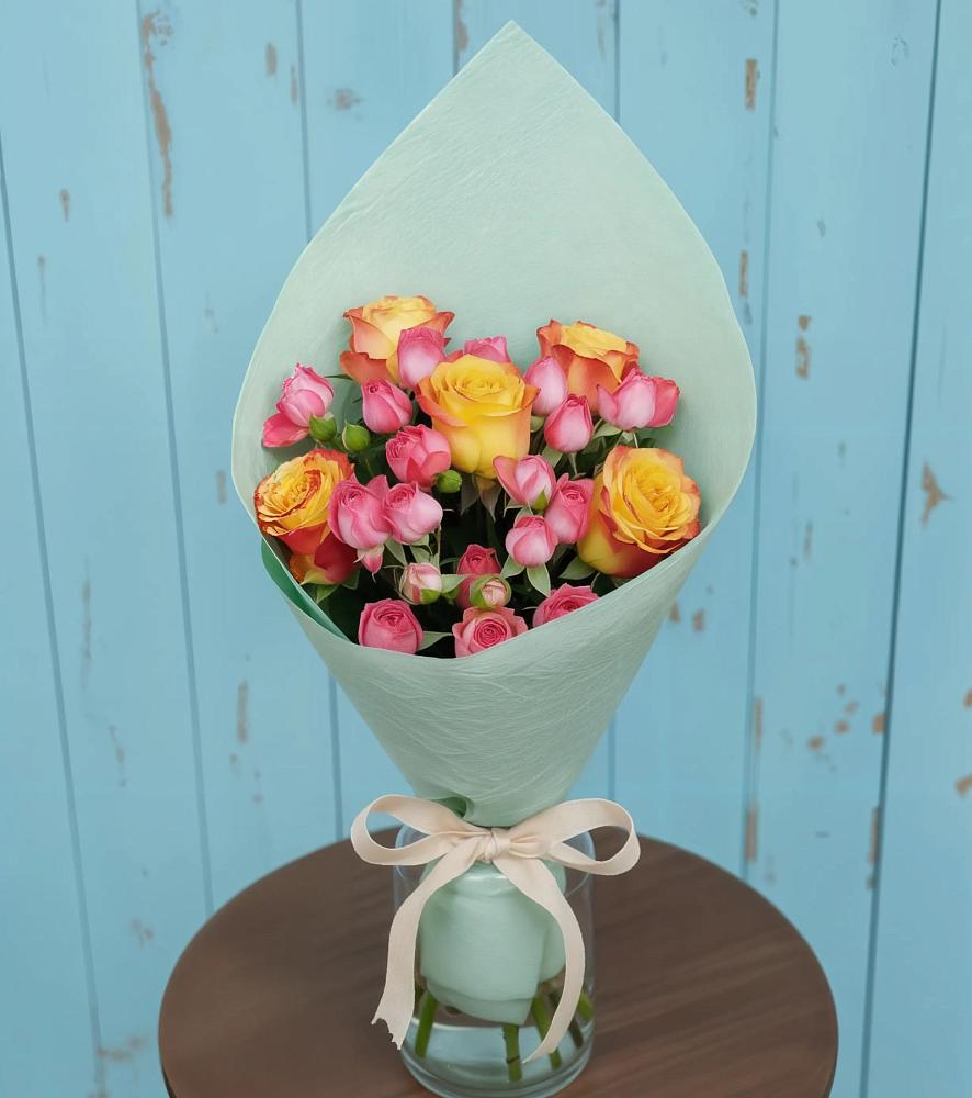 Букет цветов из: Розы в Мишкинской