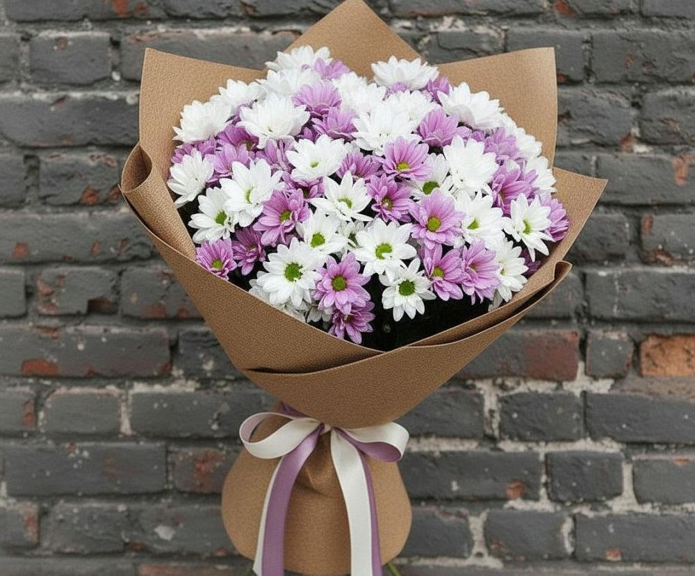 Букет цветов из: Хризантемы в Мишкинской