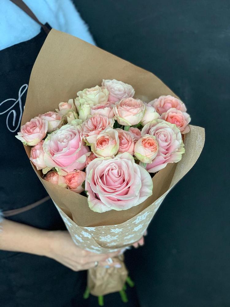 Букет цветов из: Хризантемы и Розы в Мишкинской