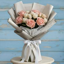 Букет цветов из:  Розы #REPLACE_PRED# Мишкинской
