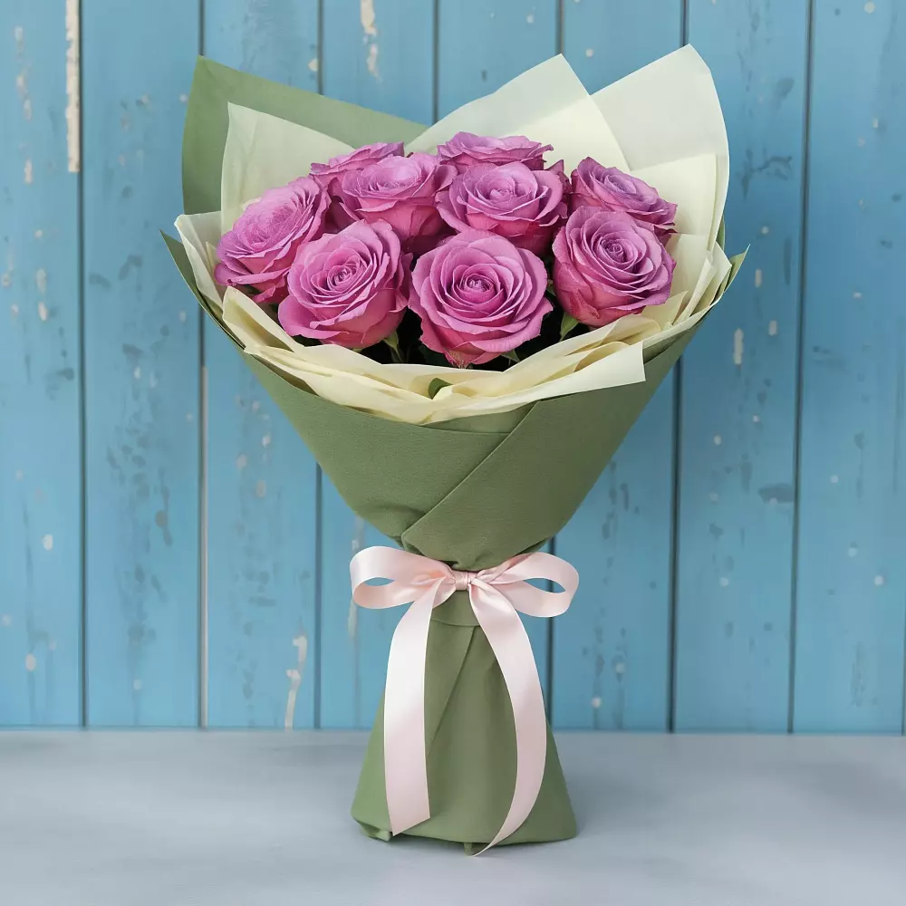 Букет Розы Фёрст Леди в Мишкинской