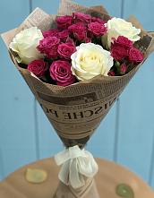 Букет цветов из:  Розы #REPLACE_PRED# Мишкинской