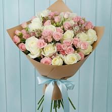 Букет цветов из:  Розы #REPLACE_PRED# Мишкинской