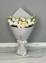 Букет цветов из:  Розы и Лизиантусы в Мишкинской